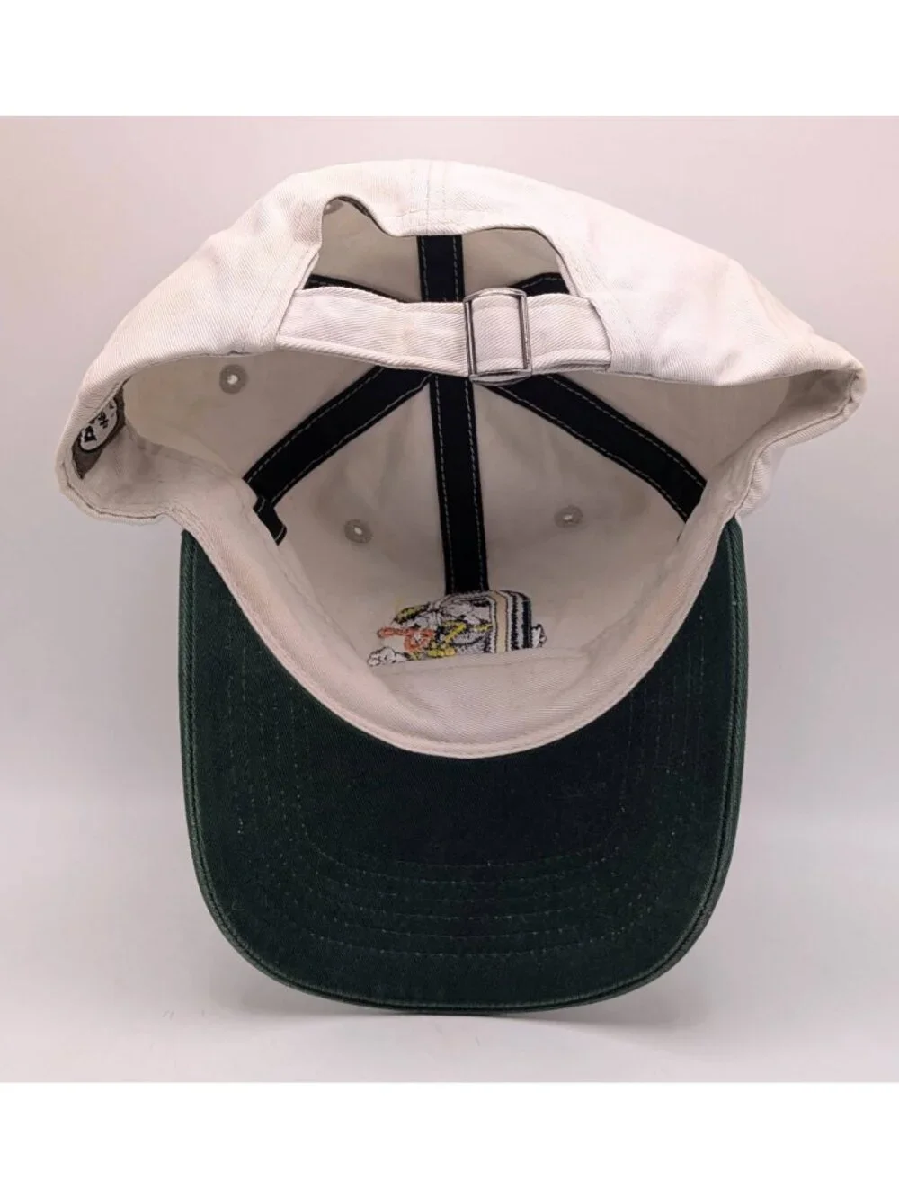Vintage Oregon Ducks Hat Cap Disney Donald Duck Strap Back Green Colorful Retro